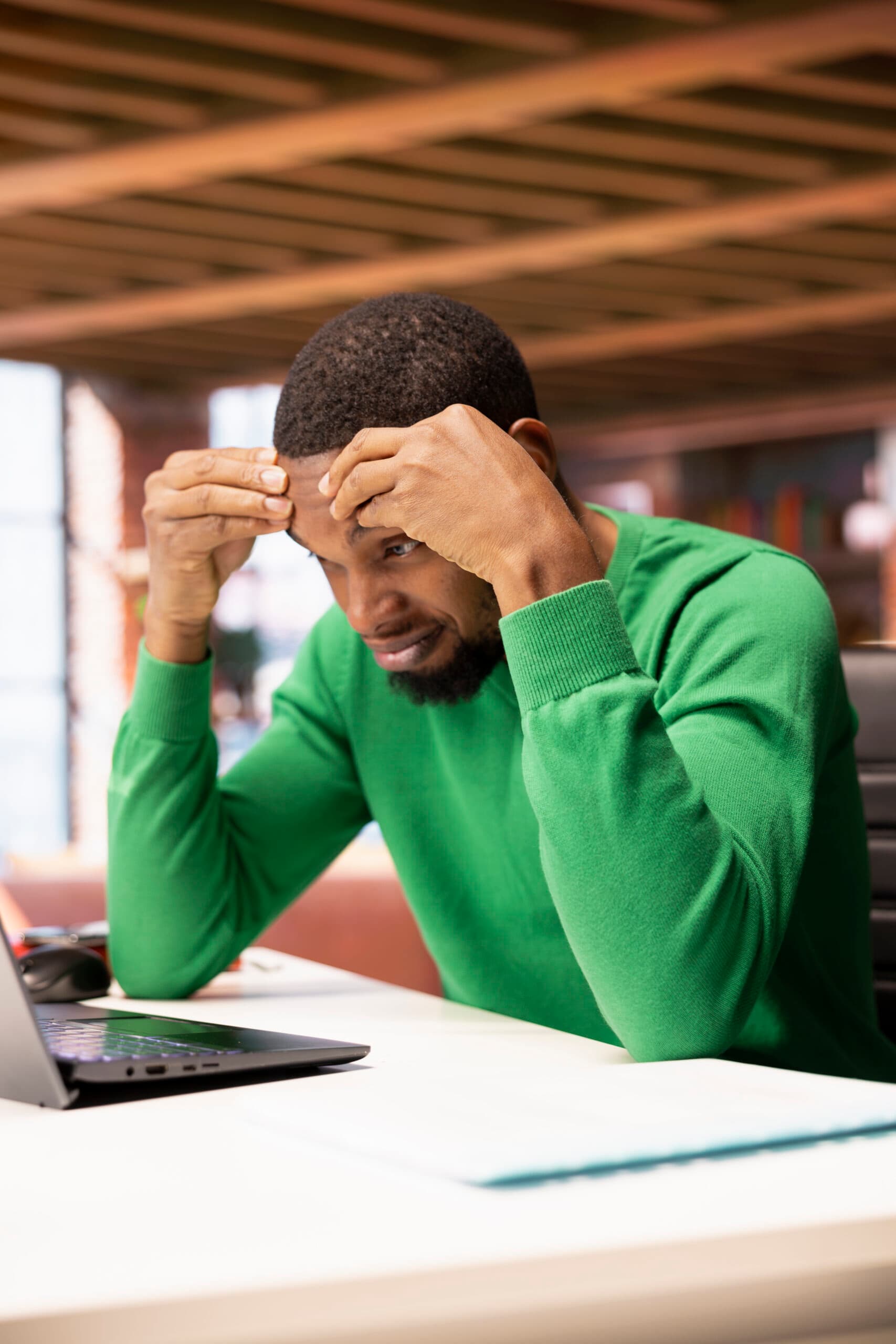 Man overwhelmed with work - poor rota plannning - BizEdge blog