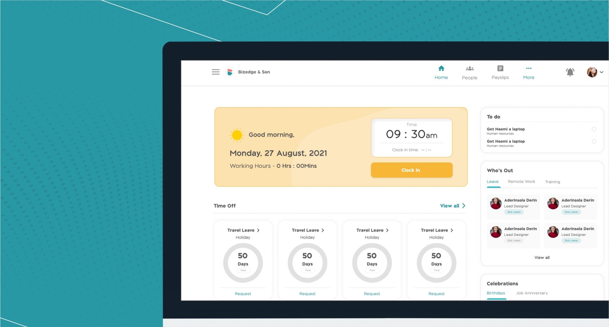 How to Set up Time and Attendance Bizedge