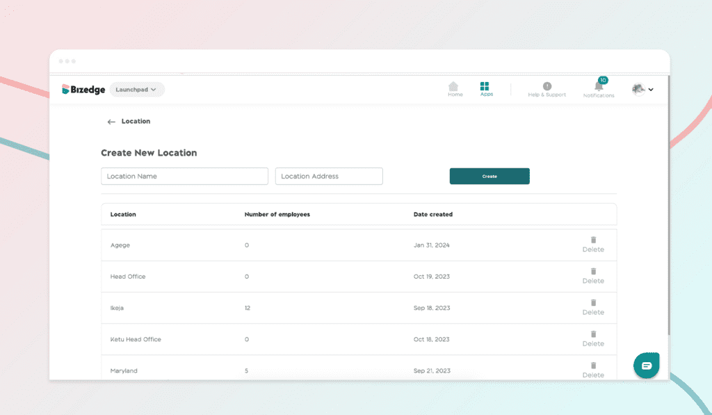 Method 1- Setting up location 3