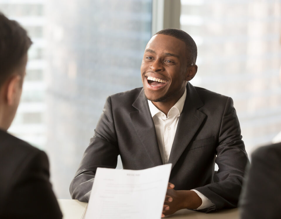 picture of a man in an interview session - How to Hire in the Age of Skills-Based Recruitment - BizEdge blog