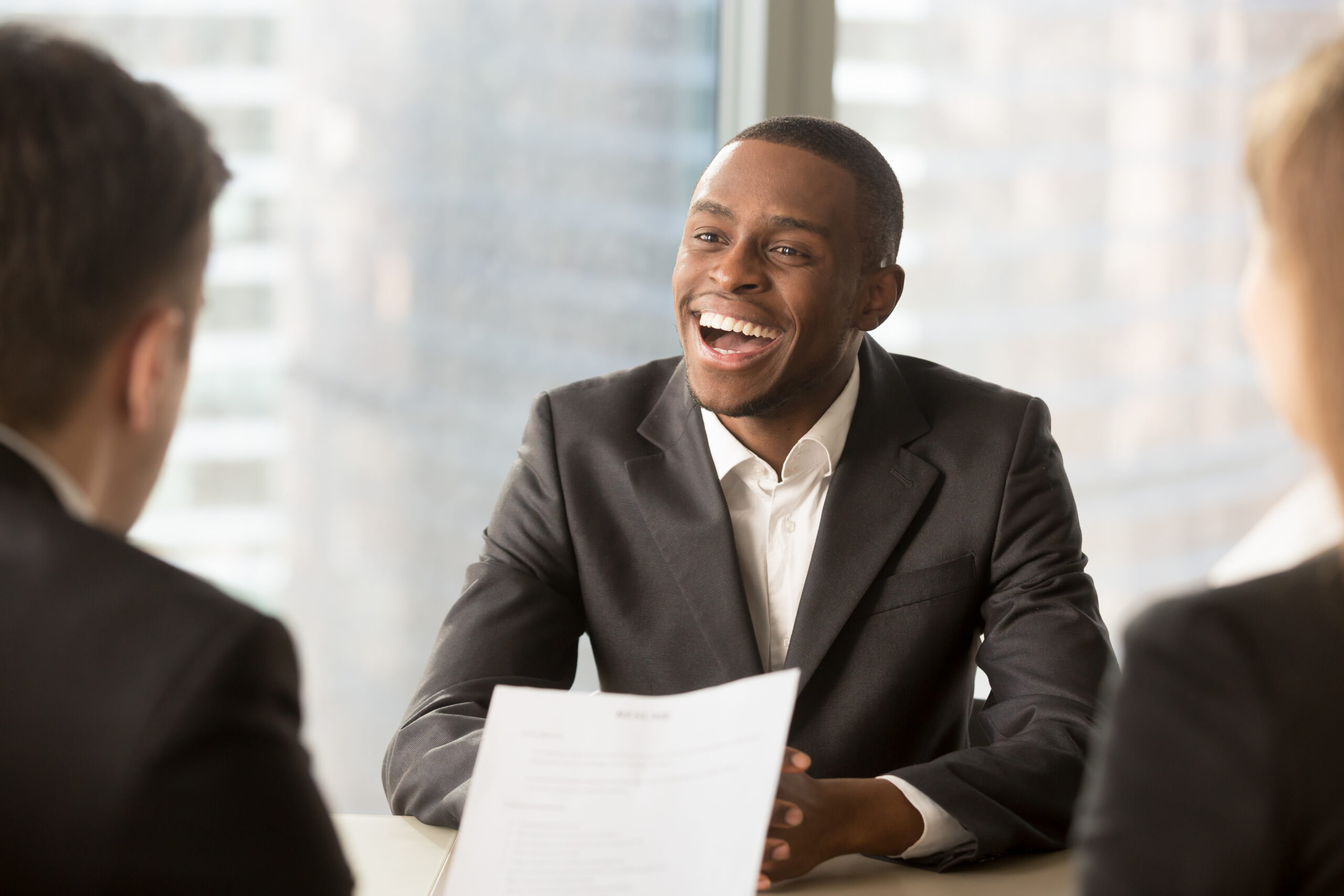 picture of a man in an interview session - How to Hire in the Age of Skills-Based Recruitment - BizEdge blog