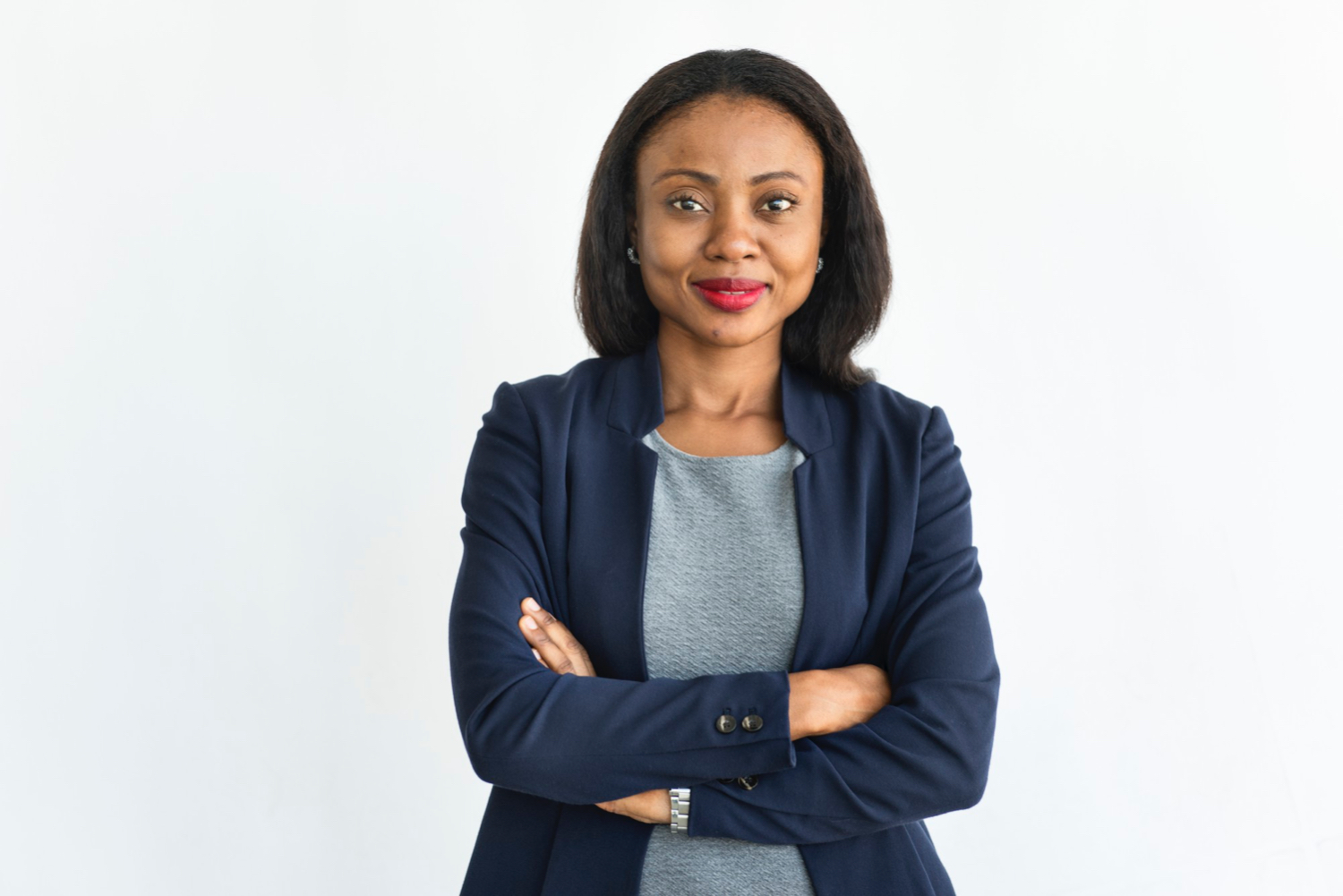 a lady with folded arms - HR Confidentiality - BizEdge blog
