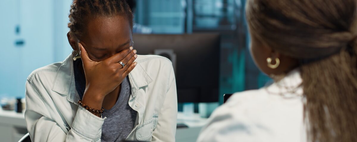 A woman looking worried - failed internal promotions- BizEdge blog