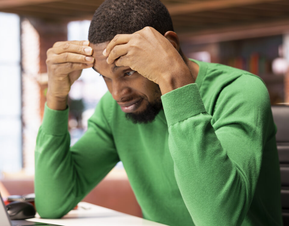 Man overwhelmed with work - poor rota plannning - BizEdge blog