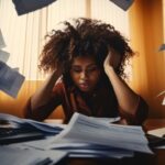 a lady feeling anxiety induced - task clarity - BizEdge blog