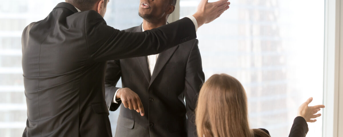 annoyed team members arguing - employee misconduct - BizEdge blog