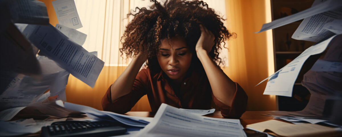 a lady feeling anxiety induced - task clarity - BizEdge blog