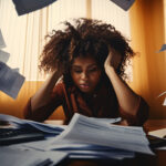 a lady feeling anxiety induced - task clarity - BizEdge blog