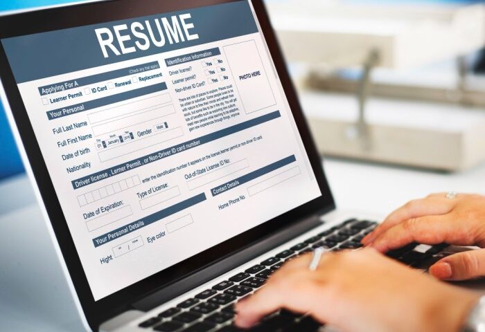 a candidate resume on a desktop - recruitment software in nigeria - BizEdge blog