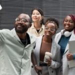 a group of people playing - Gen Z employees